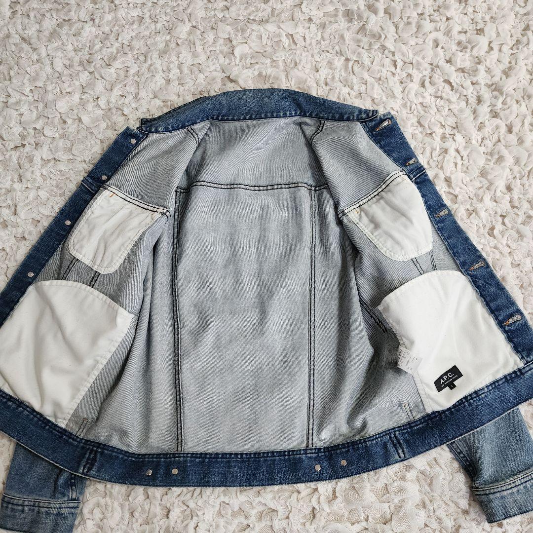 アーペーセー サードタイプ ストレッチ デニムジャケット トラッカージャケット