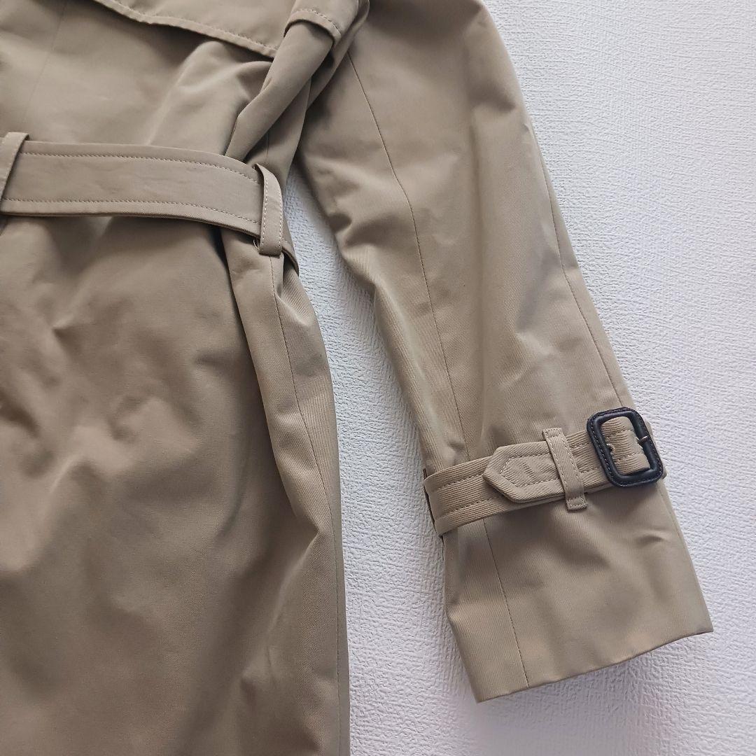 ドロワー トレンチコート ダブルブレスト ベルト付き サイズ38