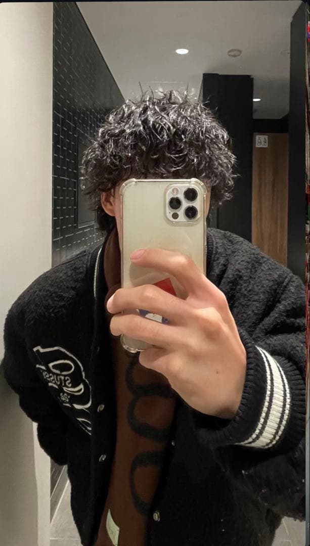 ジャケット・アウター STUSSY CASENTINO WOOL VARSITY JACKET 22