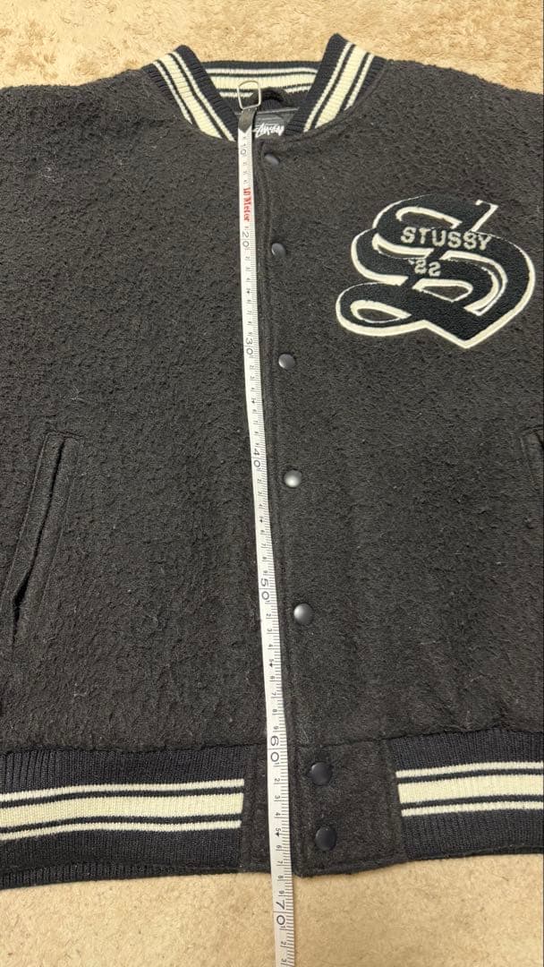 ジャケット・アウター STUSSY CASENTINO WOOL VARSITY JACKET 22