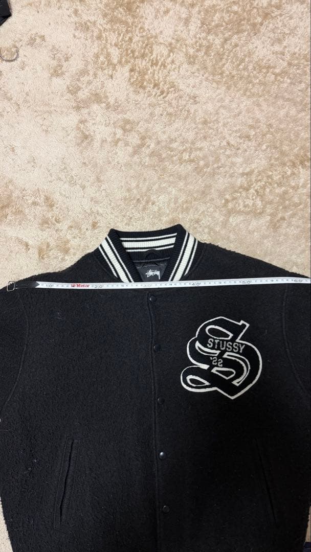 ジャケット・アウター STUSSY CASENTINO WOOL VARSITY JACKET 22
