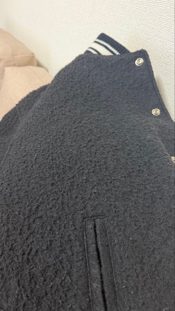 ジャケット・アウター STUSSY CASENTINO WOOL VARSITY JACKET 22