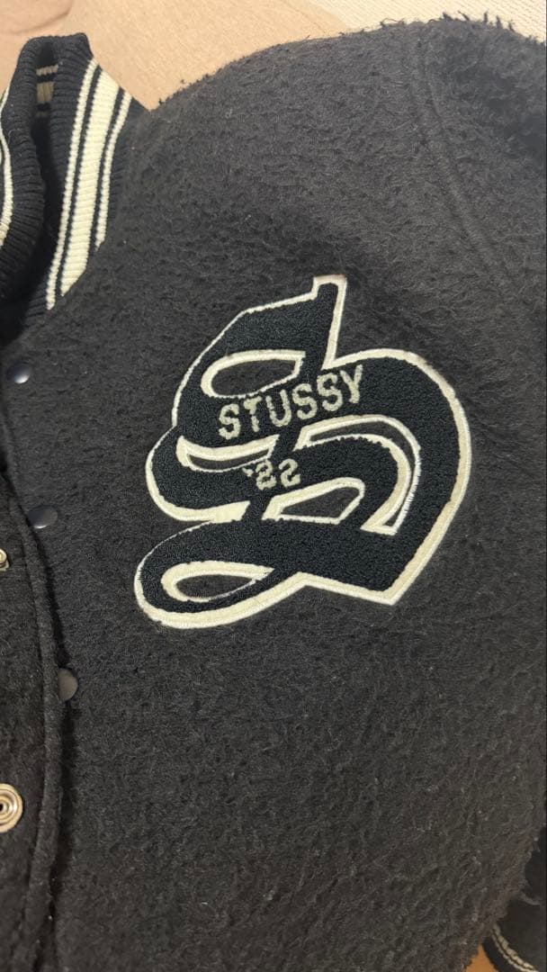 ジャケット・アウター STUSSY CASENTINO WOOL VARSITY JACKET 22