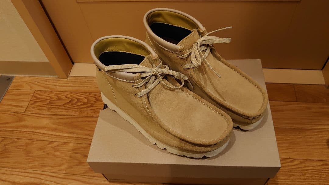 Clarks　ワラビー　ゴアテックス　gtx メープル　uk6.5