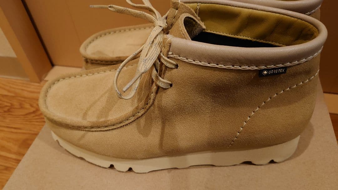 Clarks　ワラビー　ゴアテックス　gtx メープル　uk6.5