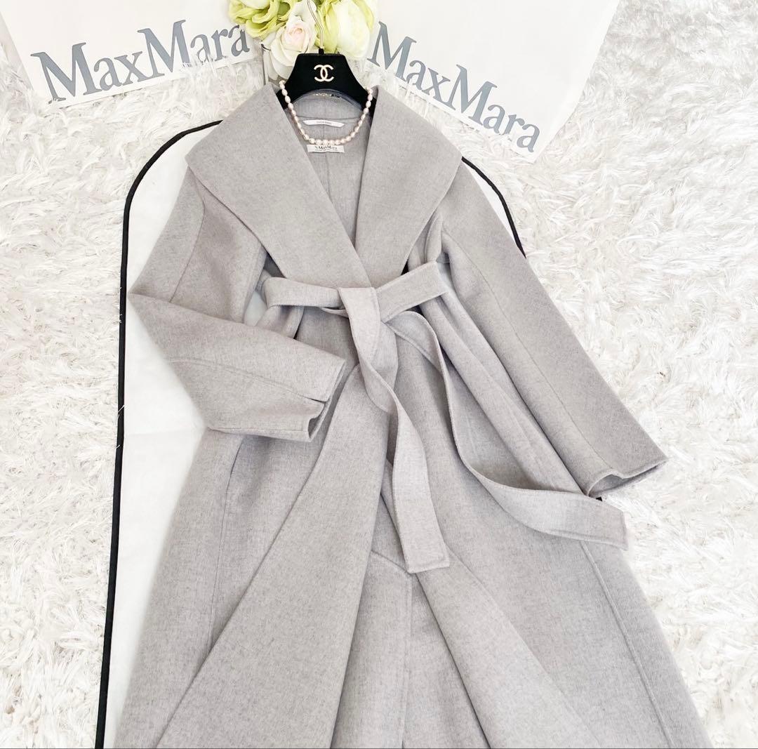 ★新品同様★マックスマーラ S MaxMara クチートアマーノ ロングコート★