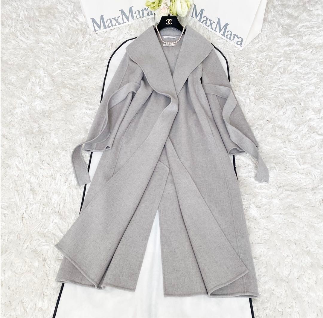 ★新品同様★マックスマーラ S MaxMara クチートアマーノ ロングコート★