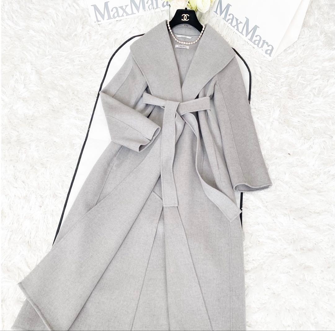 ★新品同様★マックスマーラ S MaxMara クチートアマーノ ロングコート★