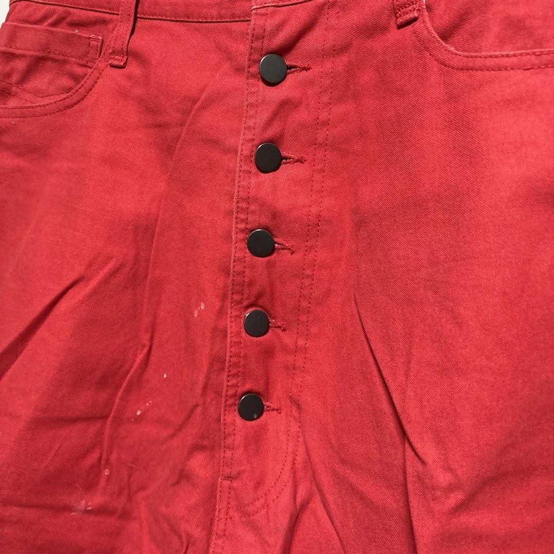 ネメス コムデギャルソン 赤 サルエル ワークパンツ ペインター デザイン