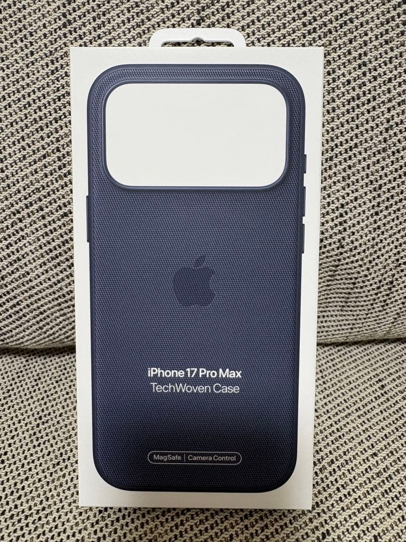 Apple純正 iPhone17 Pro Max TechWovenケースブルー