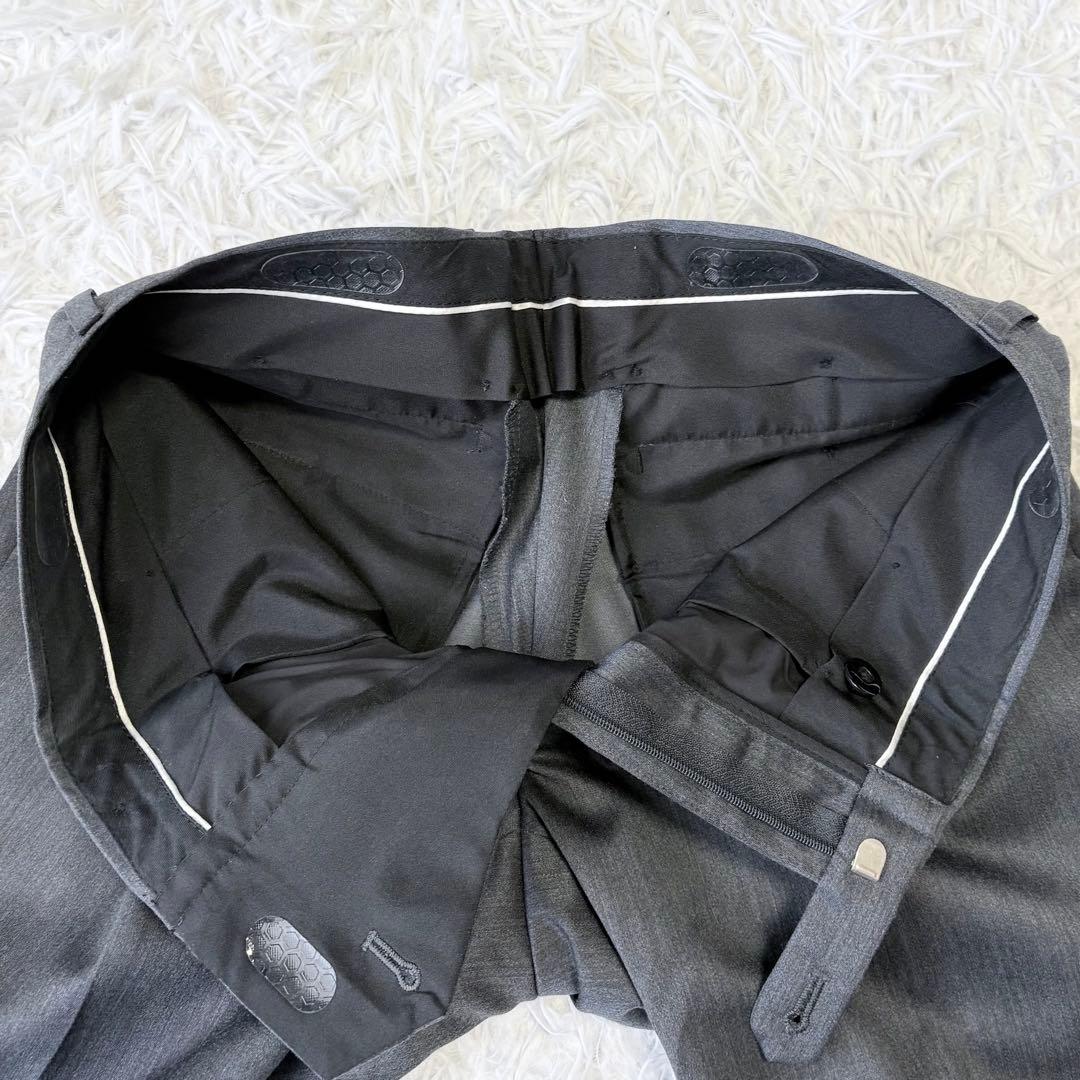 3ピース✨シルク混✨SUIT SELECT セットアップスーツ グレー Y5