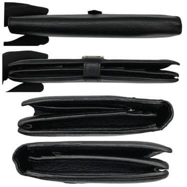 美品 HERMES エルメス ベアン スフレ 長財布 ▢L刻印 ブラック