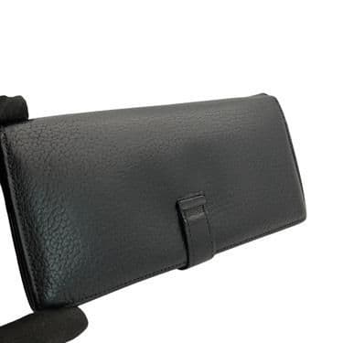 美品 HERMES エルメス ベアン スフレ 長財布 ▢L刻印 ブラック