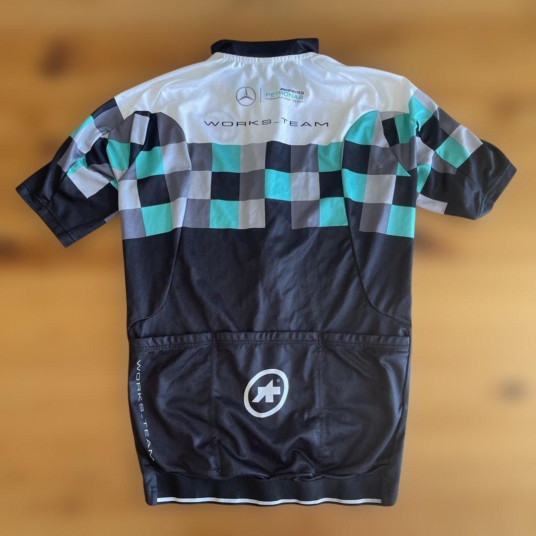 週末値下げassos アソス メルセデスAMGペトロナス サイクルジャージ XS