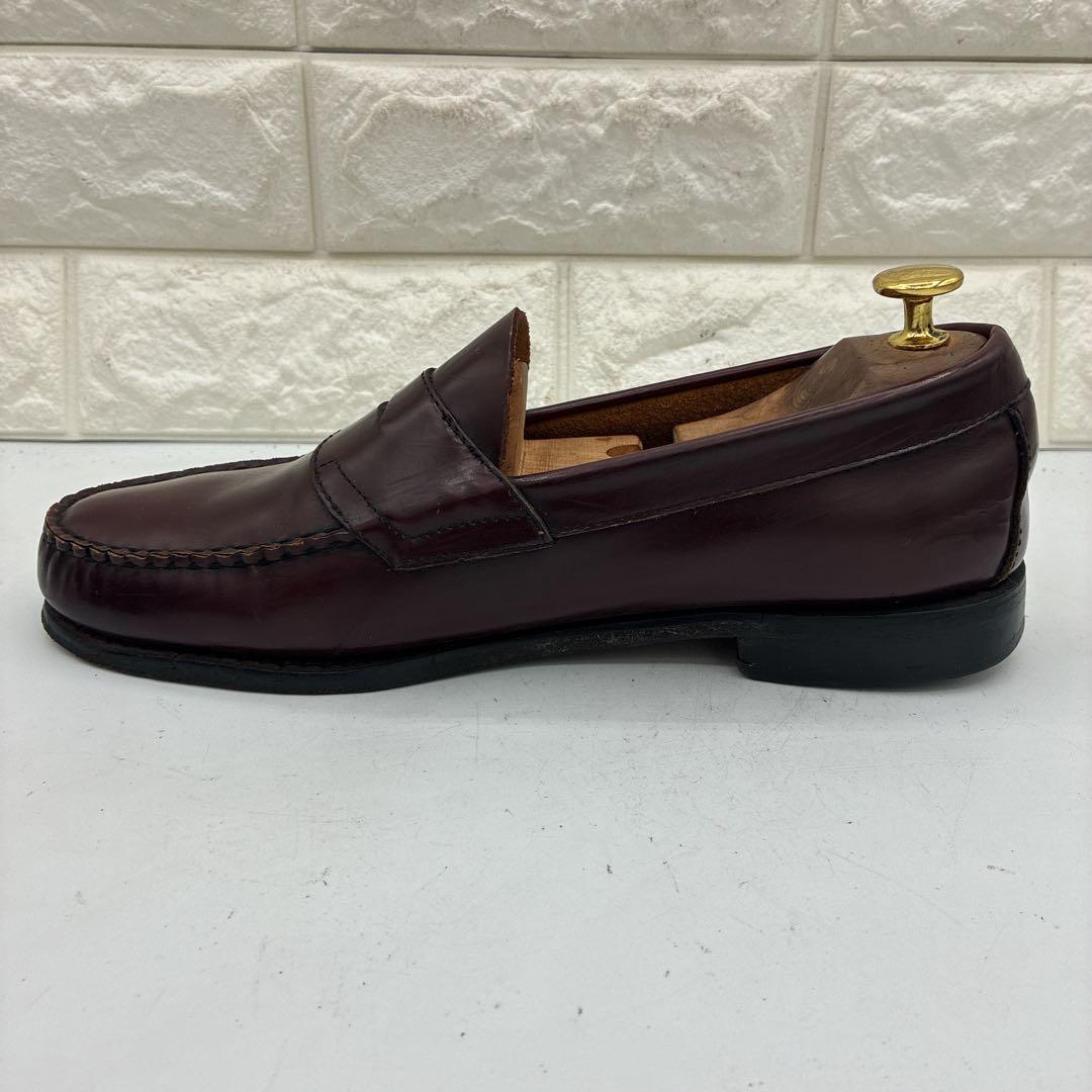 【良品】G.H.BASS ジーエイチバス ローガン ローファー 9 レザー