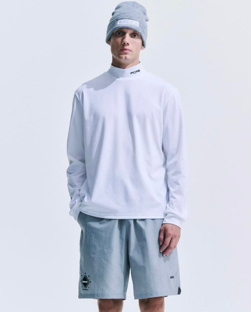 24AW F.C. Real Bristol モックネットップ 黒M 新品