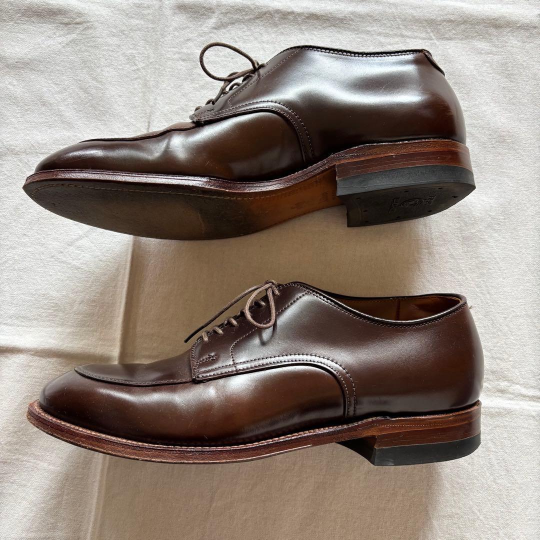 ま*ー様 希少 ALDEN オールデン 125周年記念 Vチップ　ダークブラウン