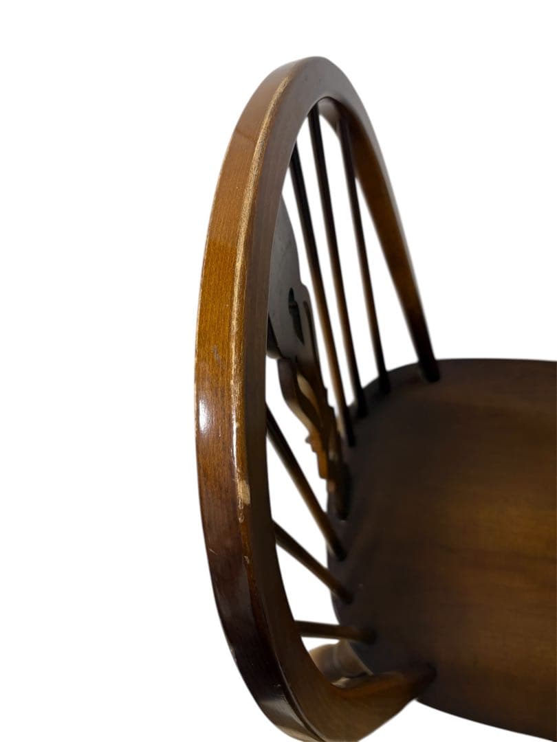 飛騨産業　キツツキマーク　アンティーク　ダイニングチェア　ウィンザーチェア