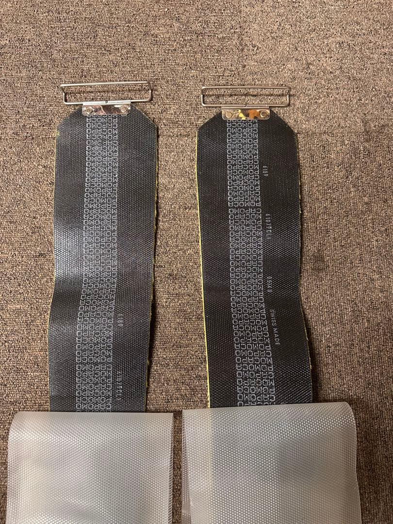 使用2回　POMOCA スキー用シール イエロー　バックカントリー