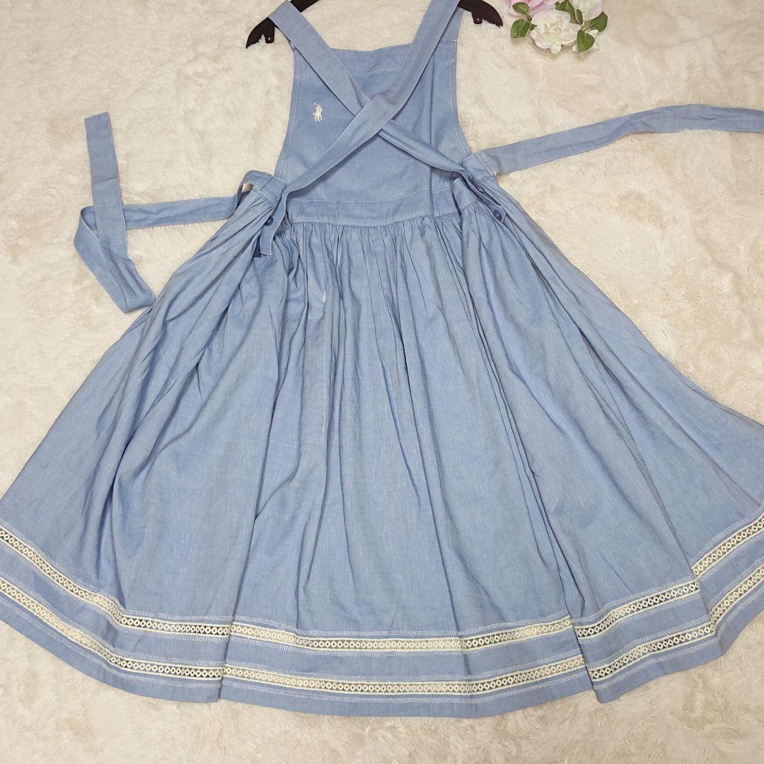 杏さん着用 ラルフローレン アディソンシャンブレイ エプロン 色違い