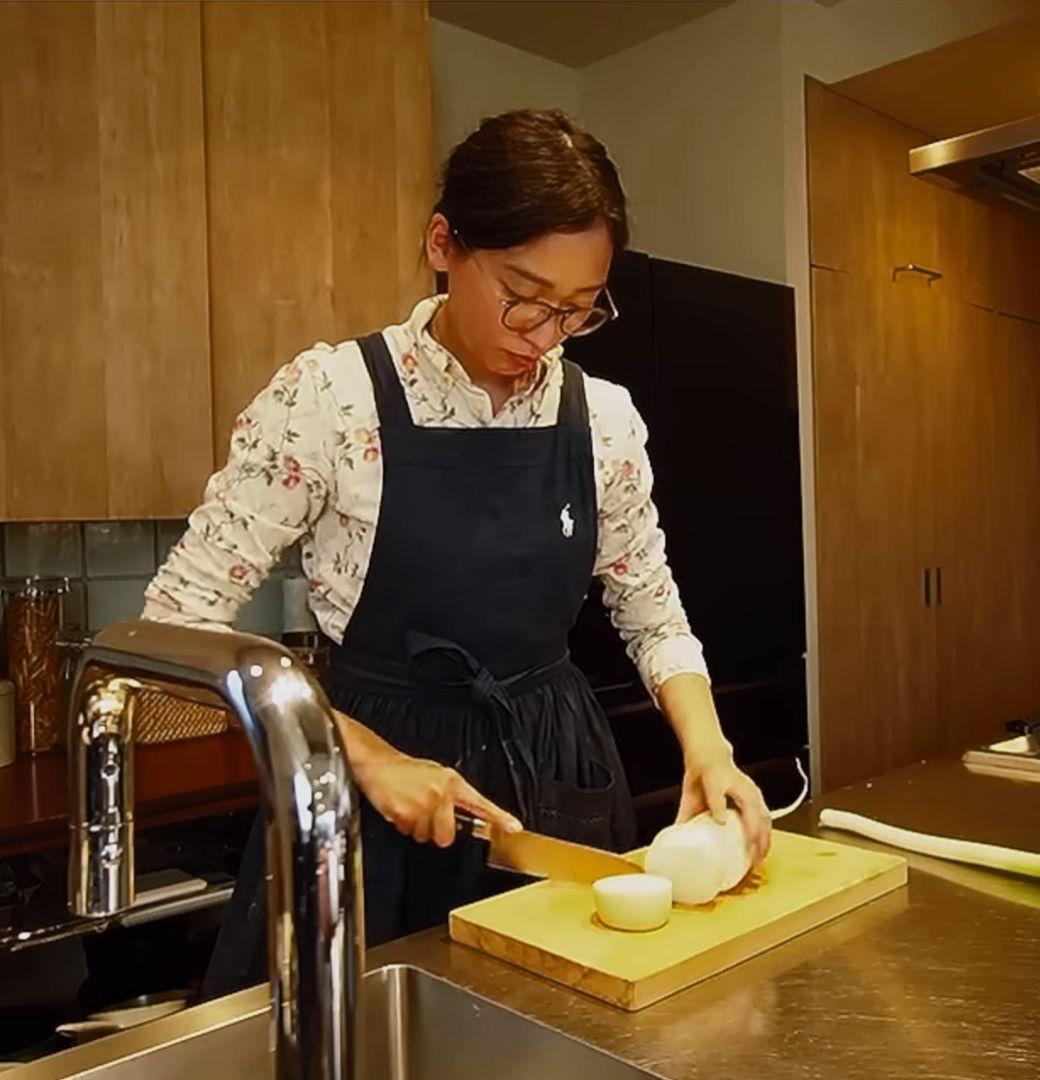 杏さん着用 ラルフローレン アディソンシャンブレイ エプロン 色違い