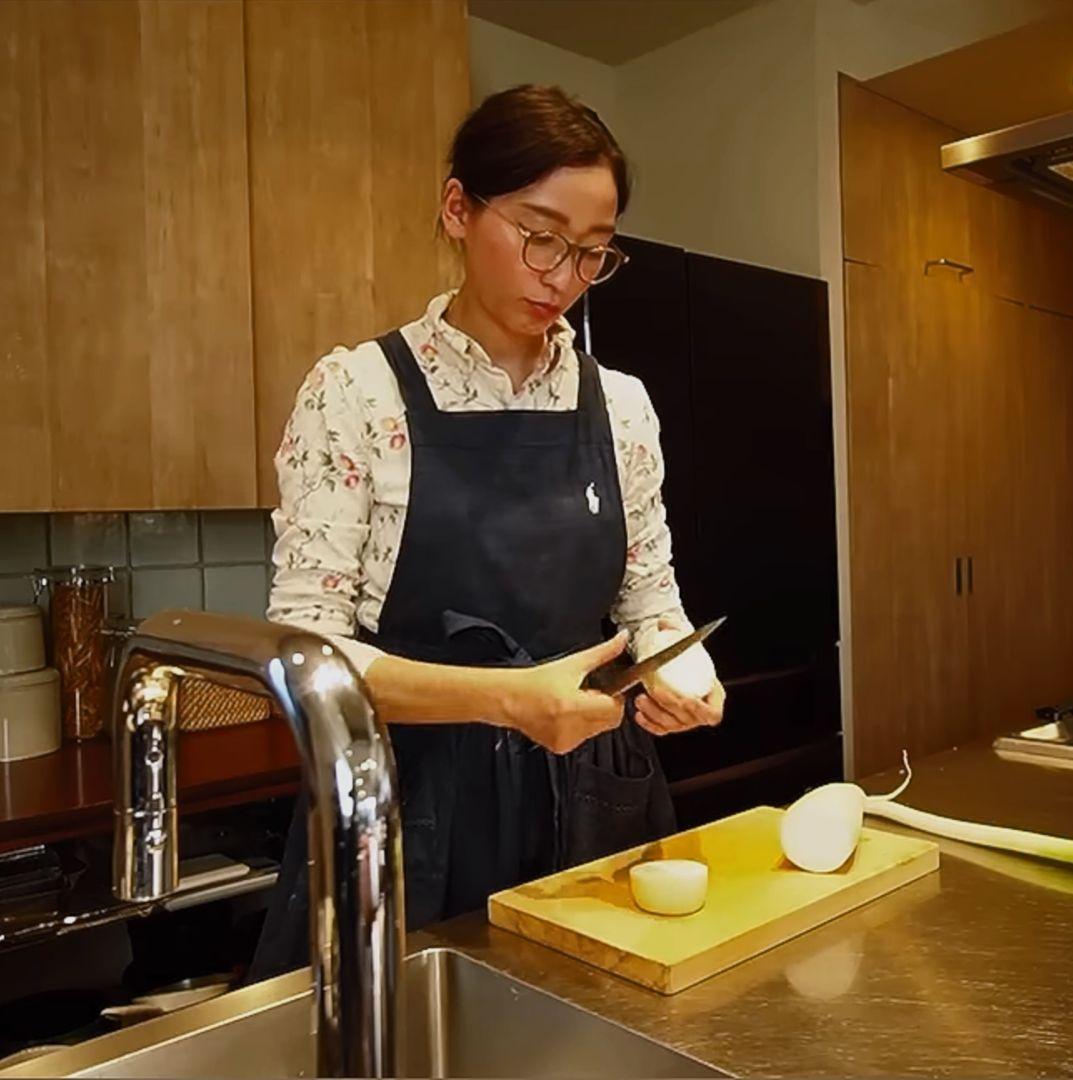 杏さん着用 ラルフローレン アディソンシャンブレイ エプロン 色違い