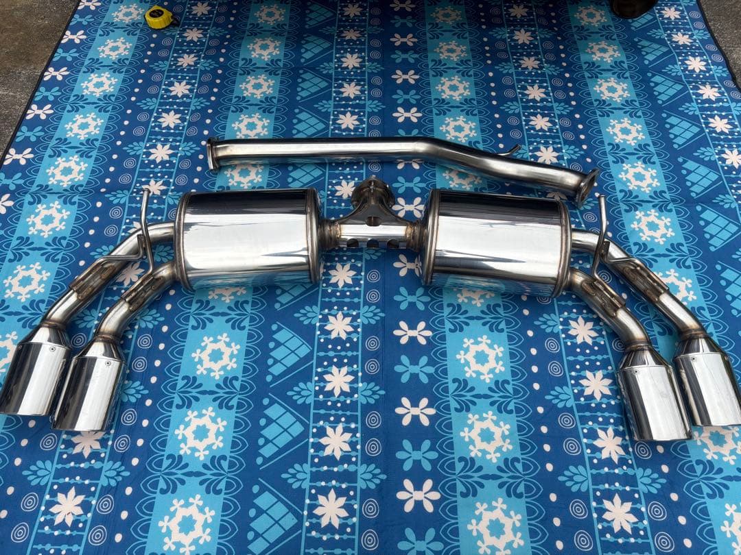 80ハリアーハイブリッド グランブレイズ用GANADORマフラー