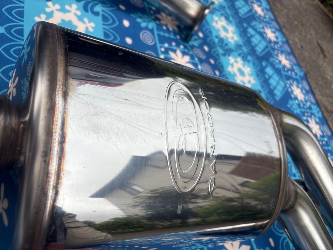 80ハリアーハイブリッド グランブレイズ用GANADORマフラー