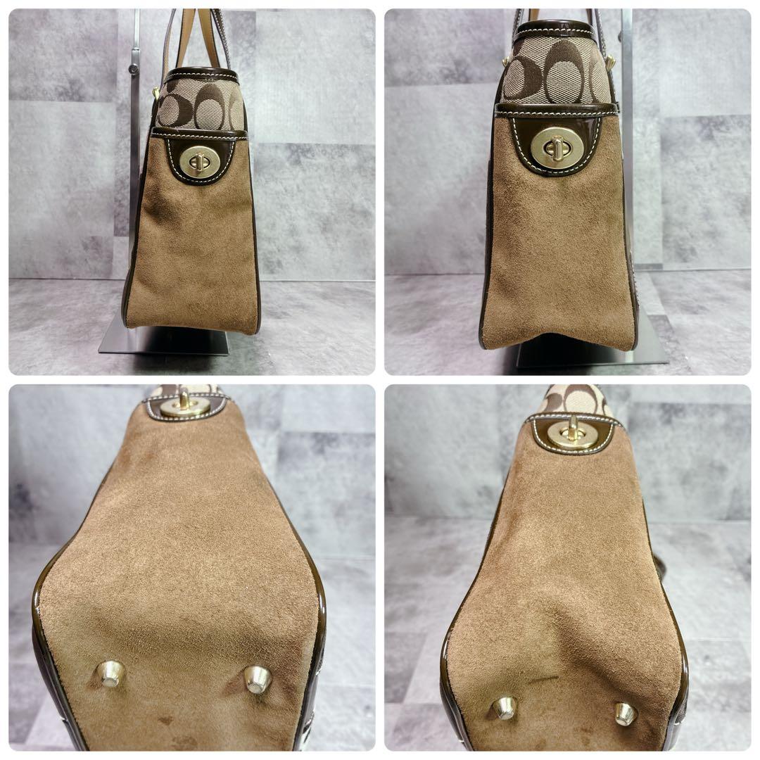 バッグ OLD COACH PATCHWORK BAG SHIGNATURE