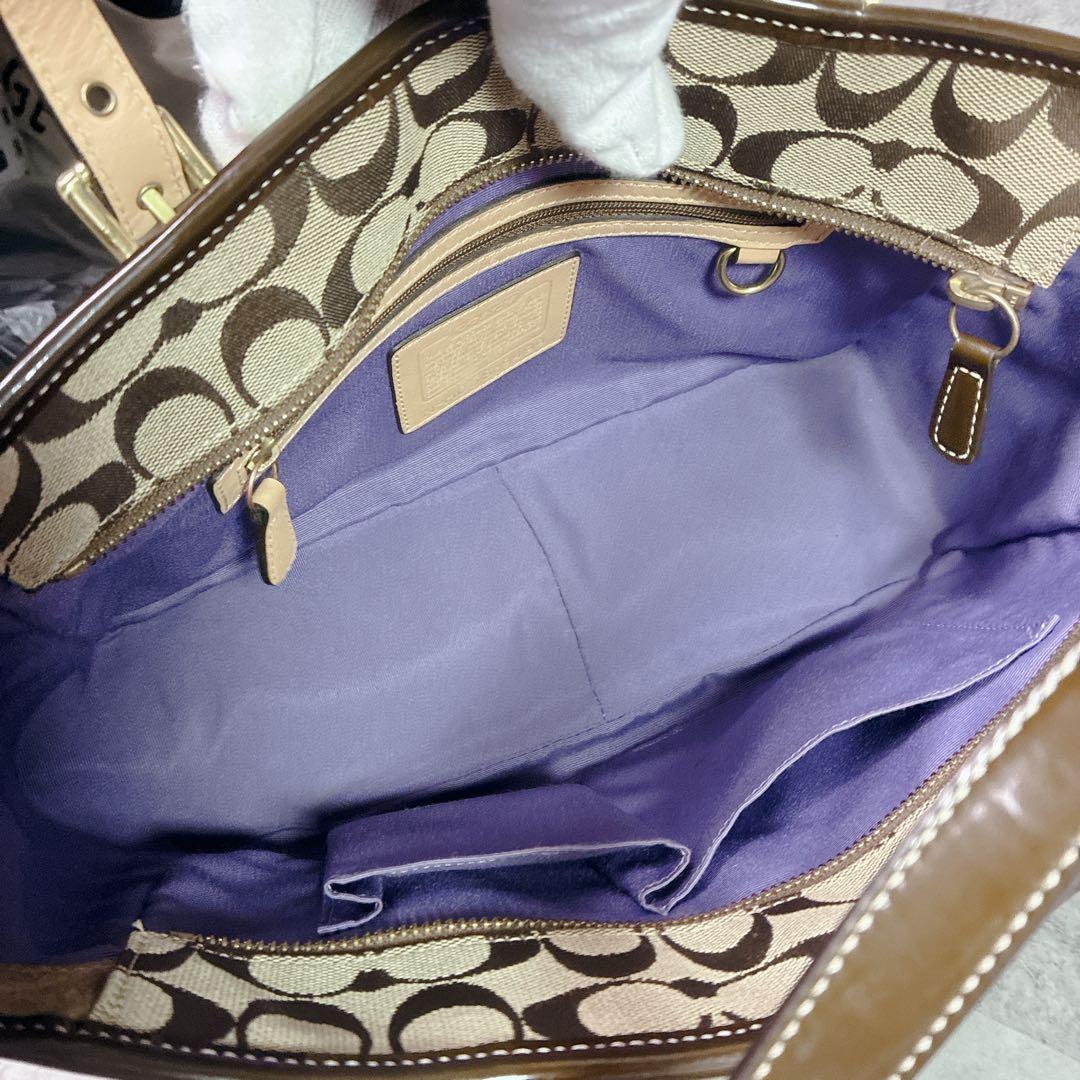 バッグ OLD COACH PATCHWORK BAG SHIGNATURE