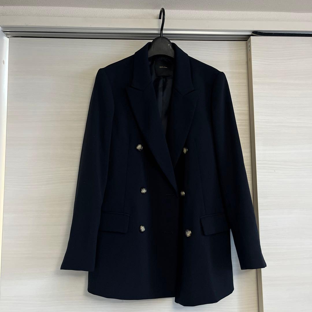 美品 Spick & Span カルゼダブルブレストジャケット
