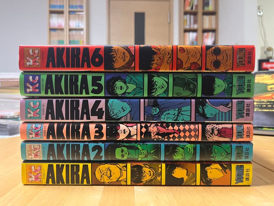 AKIRA 全巻初版セット 大友克洋 アキラ通信と6巻ハガキ付き！