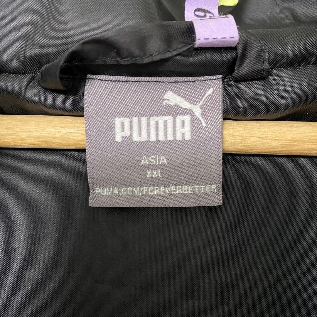 PUMA ミッドダウンコート メンズ 黒 ベンチコート