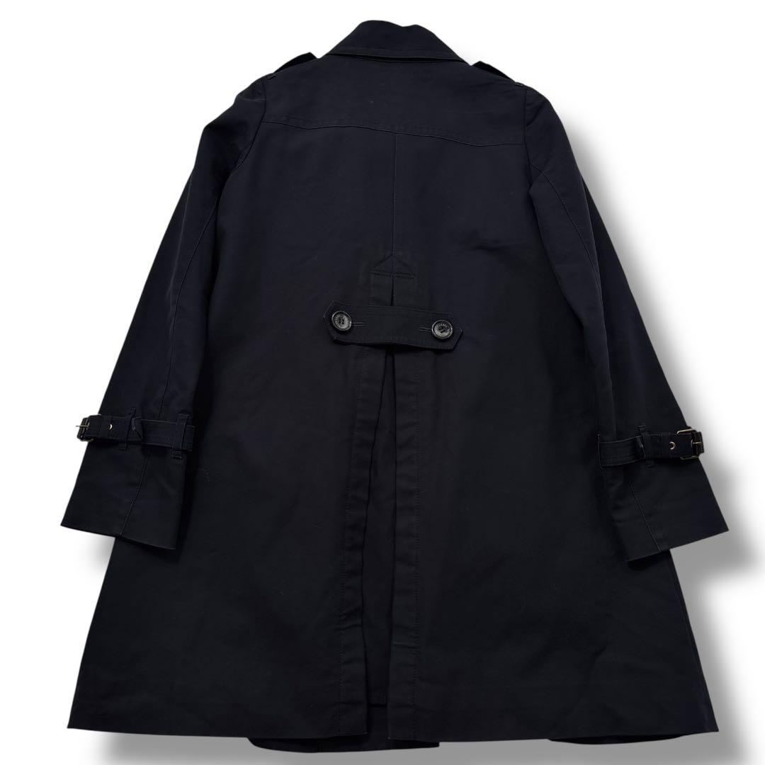 美品】ブルーレーベルクレストブリッジ　トレンチコート　ライナー　チェック　ベルト