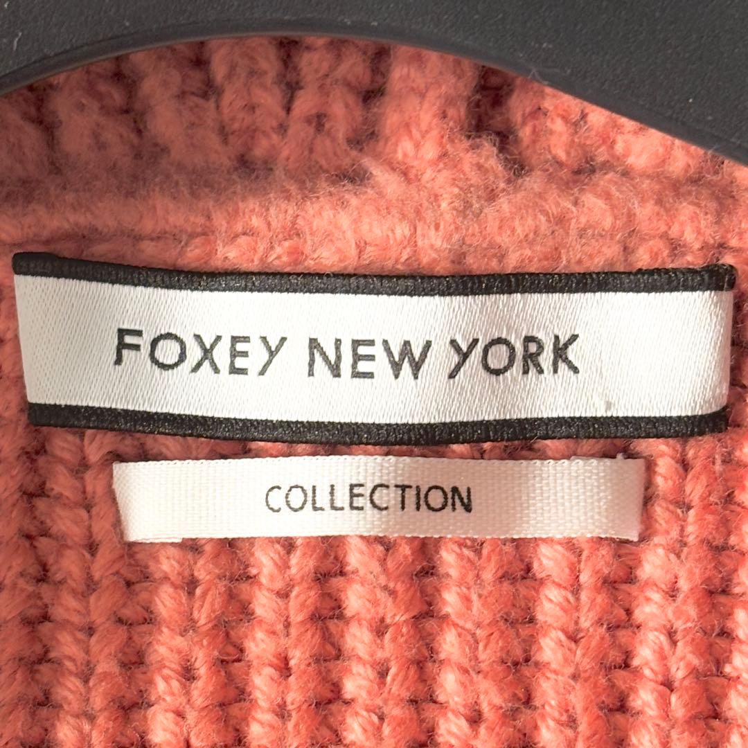 美品✨️7,8万 フォクシー スタイルパーカー 40 ピンク ペプラム プレート