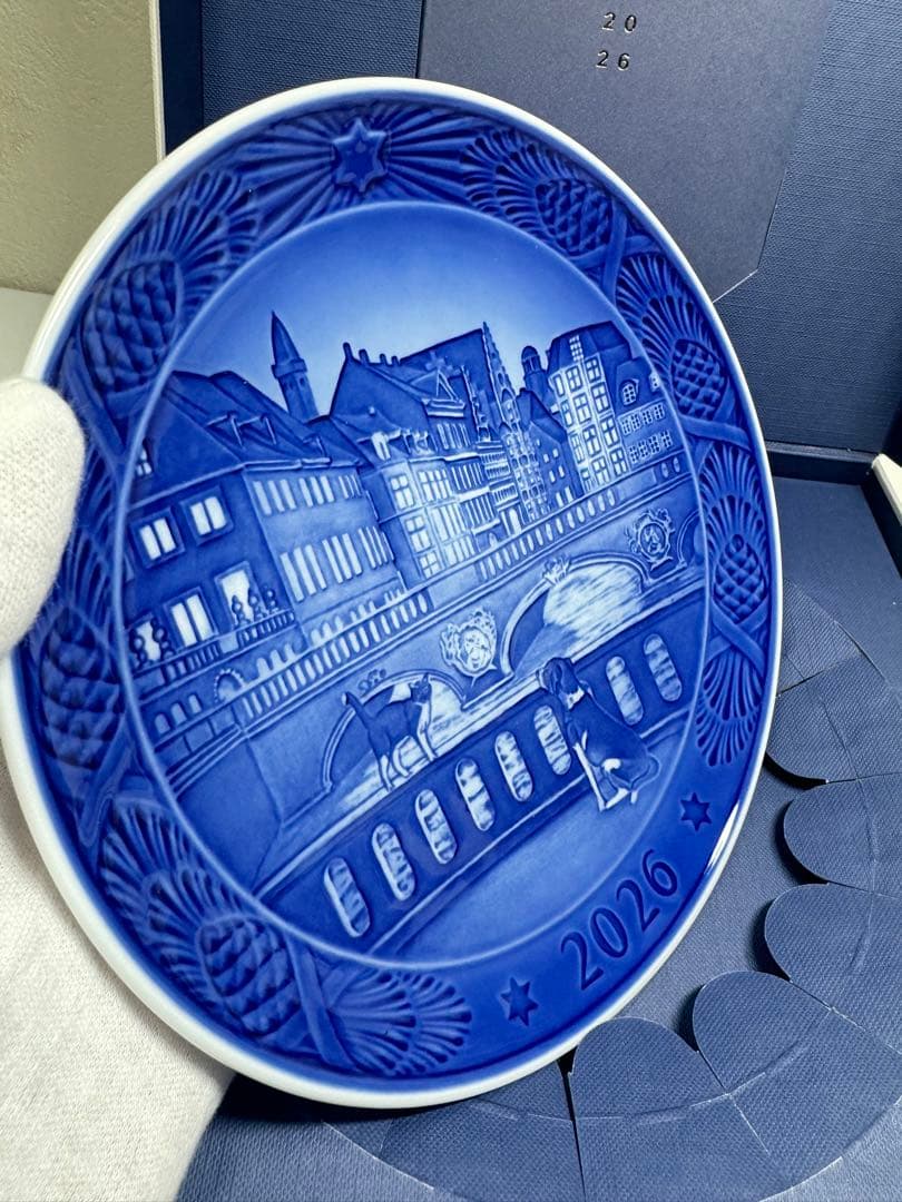 新品ブルーコレクタブル ロイヤル コペンハーゲン イヤープレート 2026年版