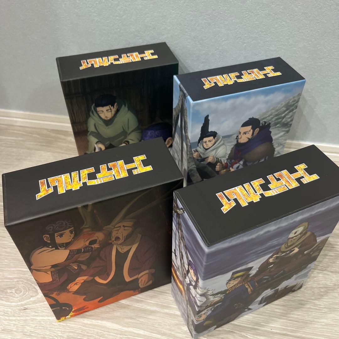 ゴールデンカムイ　DVD 全12巻 1期〜4期　box付き