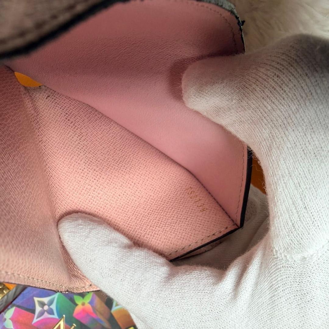 ルイヴィトン モノグラム ポルトフォイユ ゾエ ローズバレリーヌ 三つ折り財布