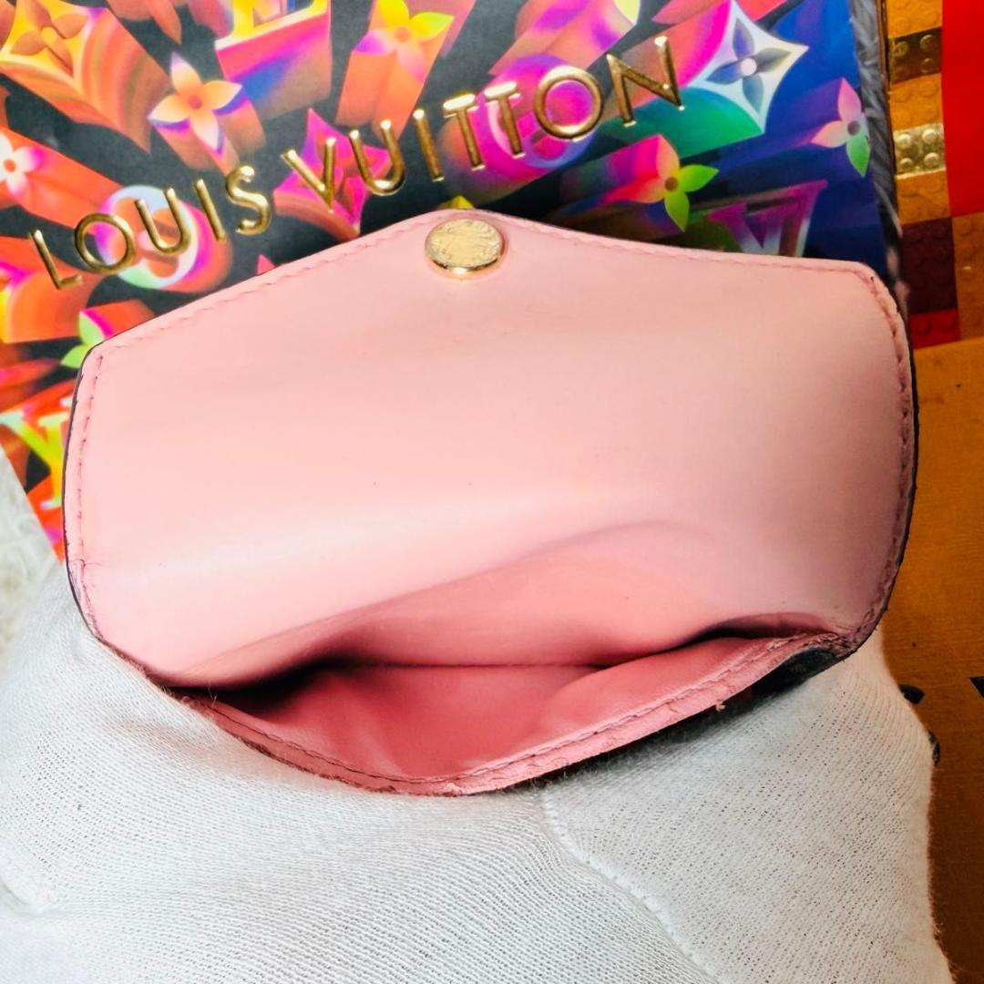 ルイヴィトン モノグラム ポルトフォイユ ゾエ ローズバレリーヌ 三つ折り財布