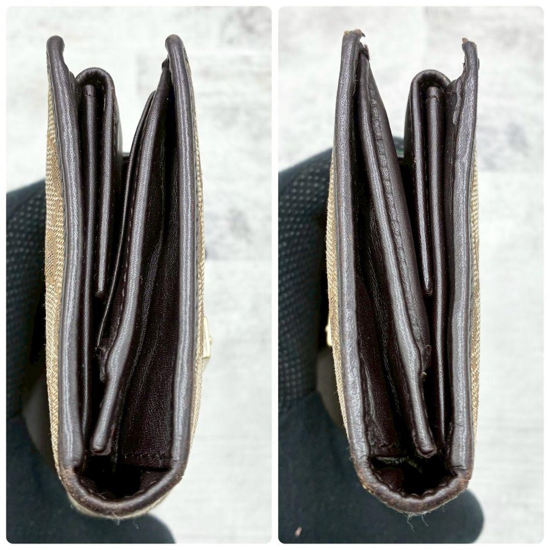 GUCCI グッチ 長財布 シェリーライン GGキャンバス GG柄 ベージュ 茶