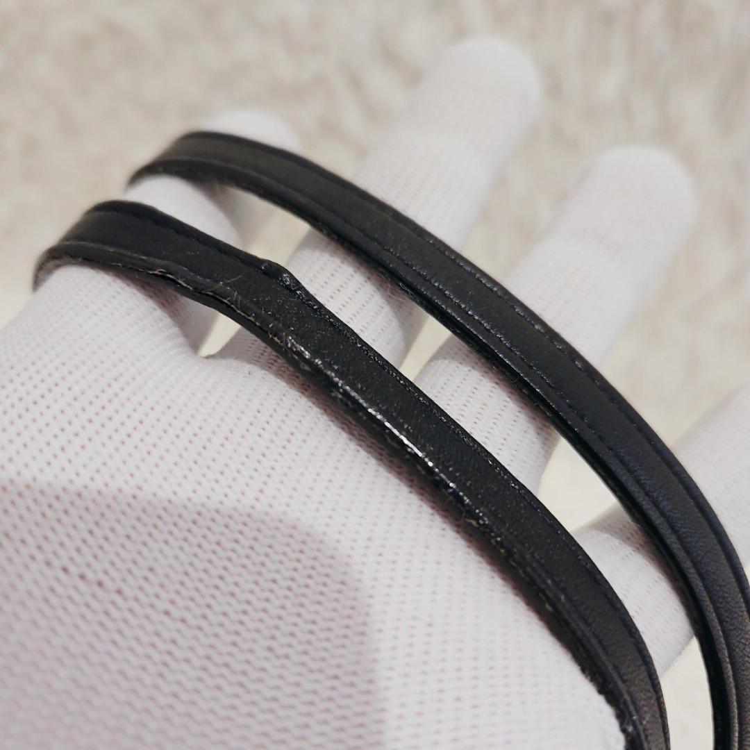 美品 Kawa kawa カワカワ レザーショルダー バッグ シルバーリング金具