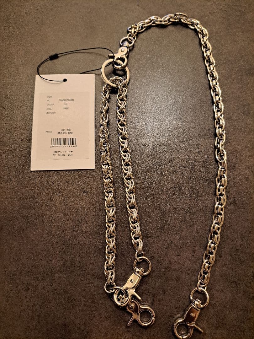 新品【soerte】10way necklace & wallet chain