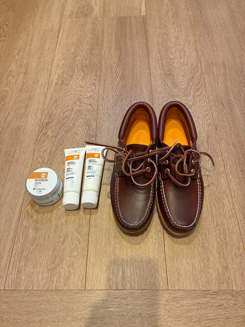 ティンバーランド　スリーアイ25.0cm ケア用品付き