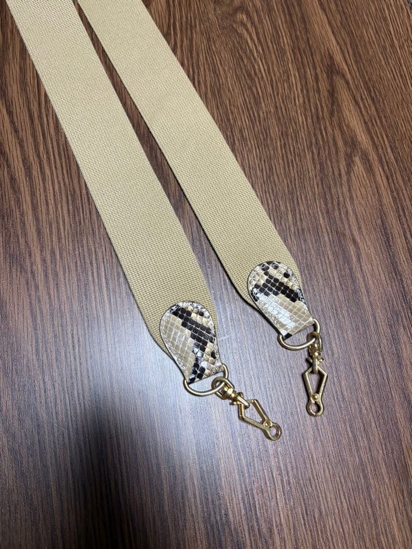 wallet SUN/kakke ストラップ　サンカッケー　パイソンレザー