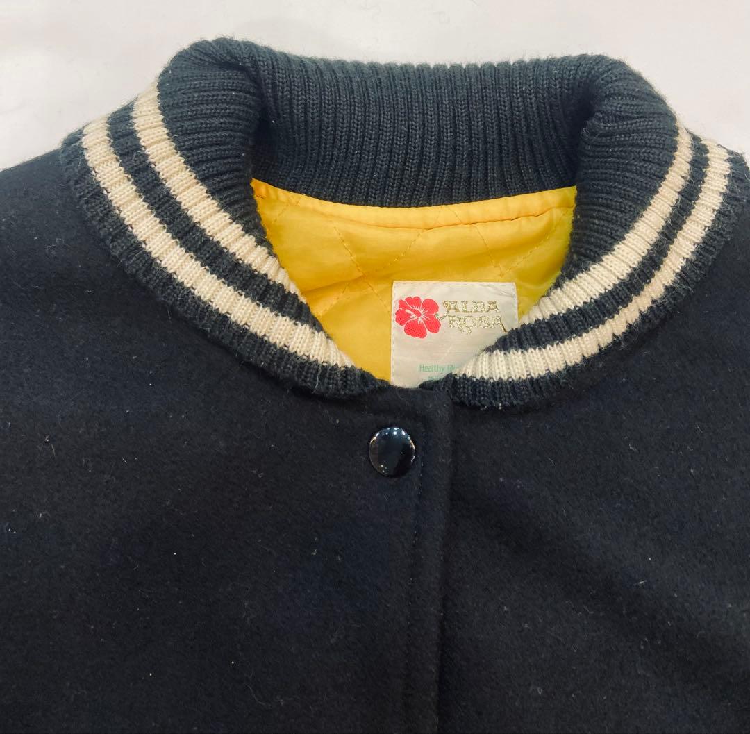 ALBAROSA牛革スタジャン希少アルバローザロゴワッペン物ブラックホワイト