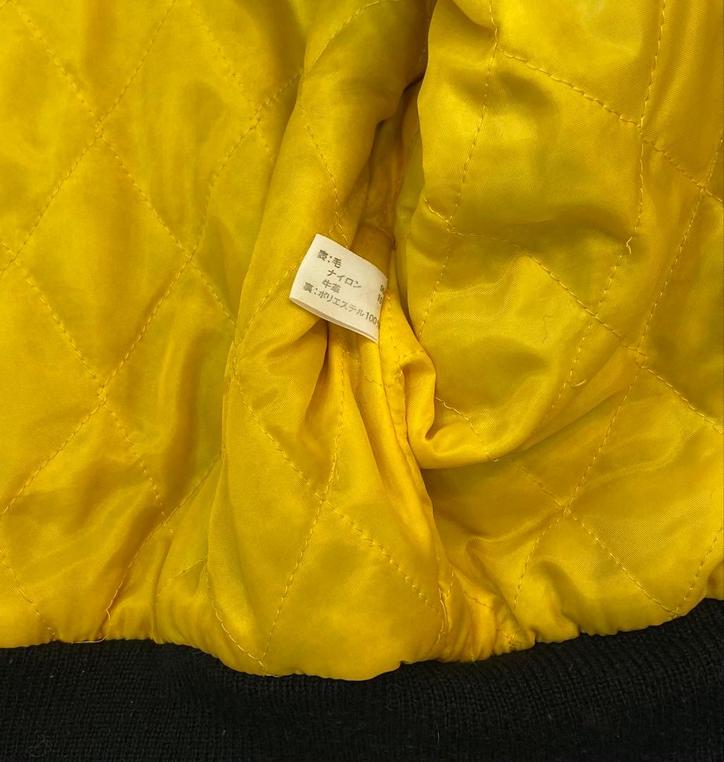 ALBAROSA牛革スタジャン希少アルバローザロゴワッペン物ブラックホワイト