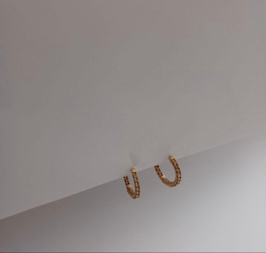 GSTV K18YG ブラウンダイヤモンド ピアス BRD 約0.24ct