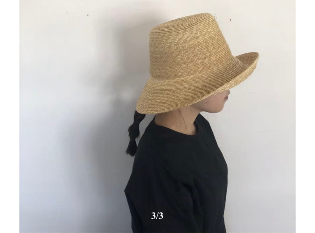 wicagroceryストローハット　美品