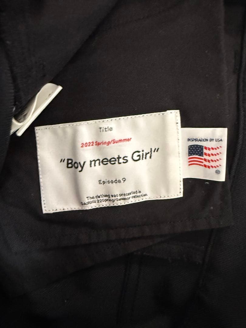 パンツ DAIRIKU \"Straight\"Flasher Pressed Pants