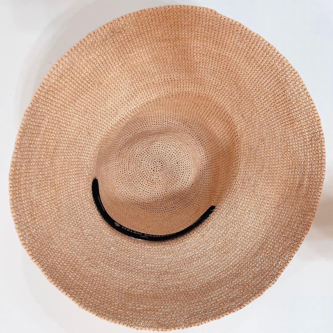 美品✨️HELEN KAMINSKI 麦わら帽子 raffia100%